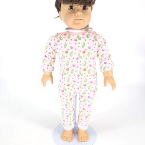 Our Generation OG by Battat Pale Pink Onesie / One Piece Pajama for 18" Dolls GC